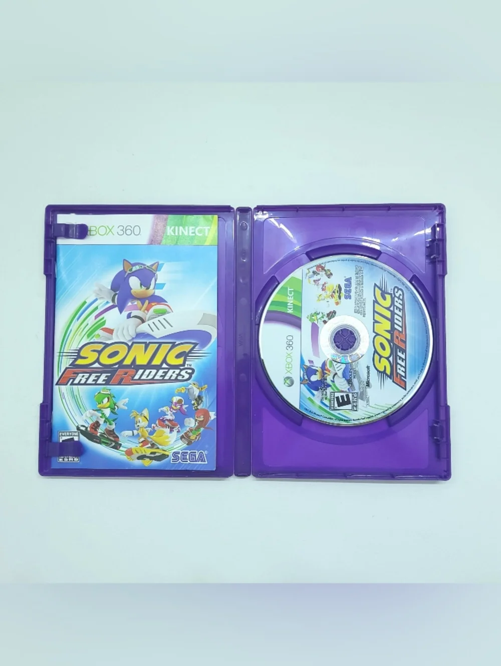 Sonic Free Riders Microsoft Xbox 360 - Complete With Manual CIB